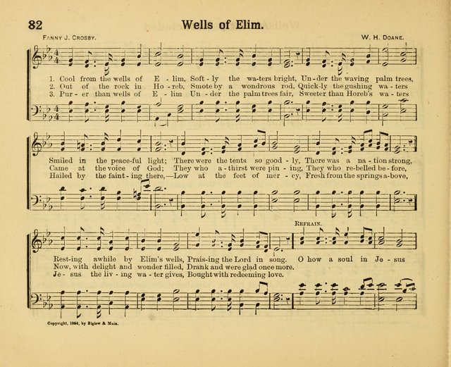 Our Song Book: a collection of songs selected and edited expressly for the Sunday School of the First Baptist Peddie Memorial Church, Newark, N. J. page 81