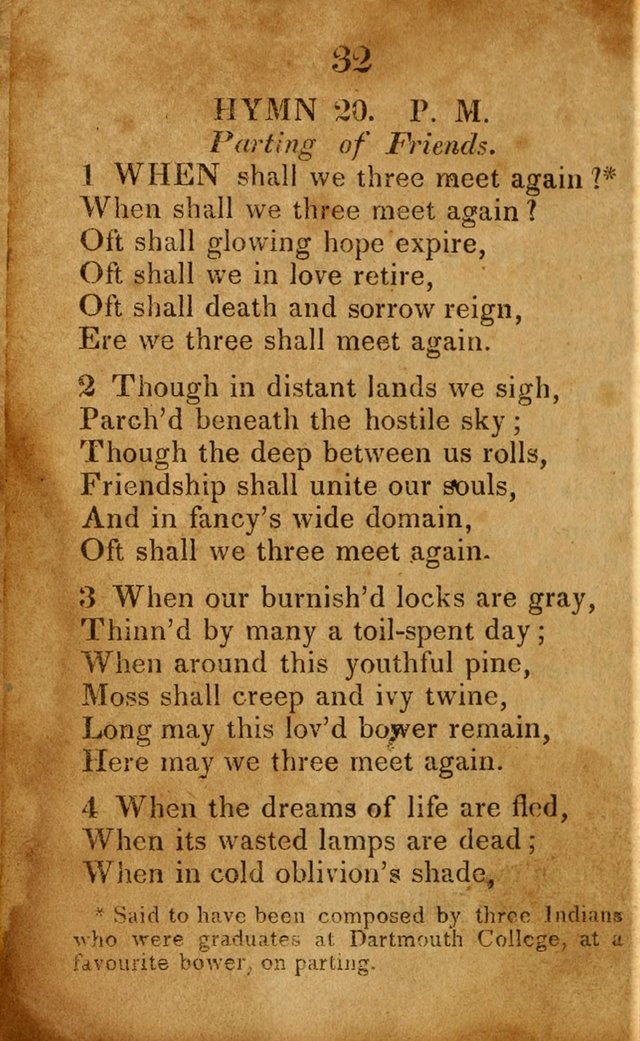 Original and Select Hymns, and Sacred Pindoric Odes., few of which have ever been published (1st. ed.) page 32