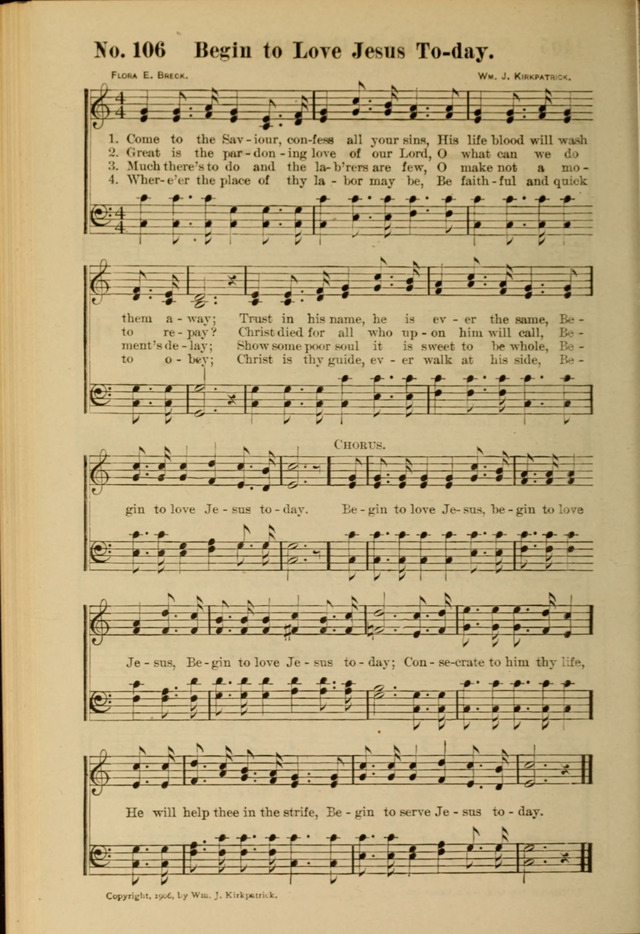 The Old Story in Song Number Two page 106
