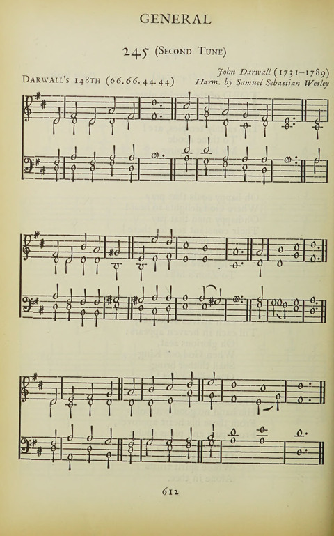 The Oxford Hymn Book page 611