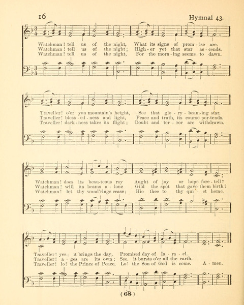 Prayer Book and Hymnal for the Sunday School page 68