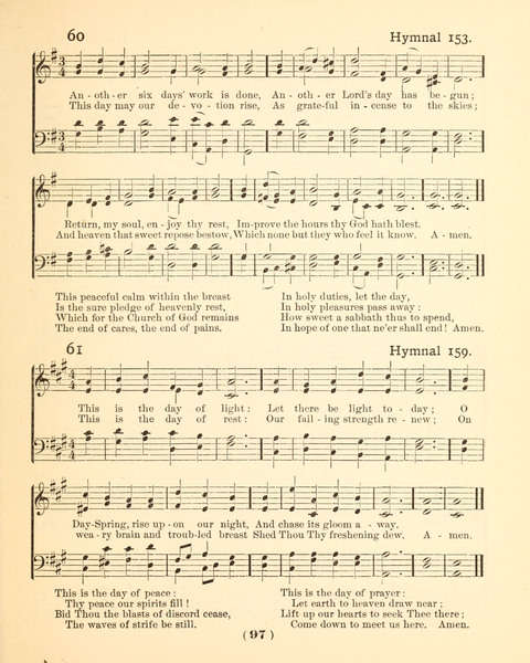 Prayer Book and Hymnal for the Sunday School page 97