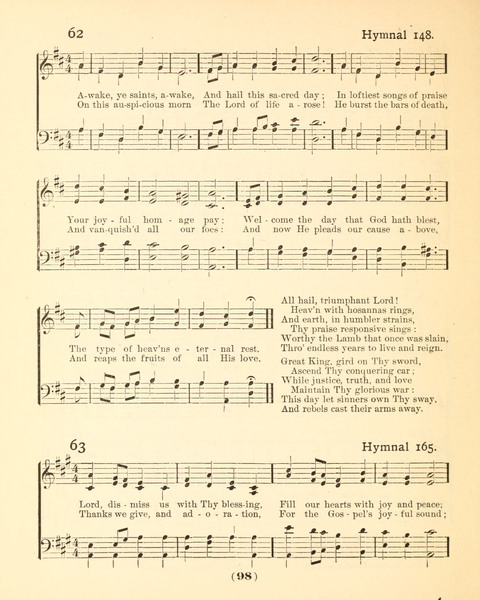 Prayer Book and Hymnal for the Sunday School page 98