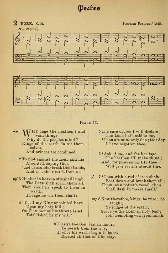 The Presbyterian Book of Praise: approved and commended by the General Assembly of the Presbyterian Church in Canada; With tunes; Part I. Selections from the Psalter. Part II. The Hymnal, rev, and en. page 2