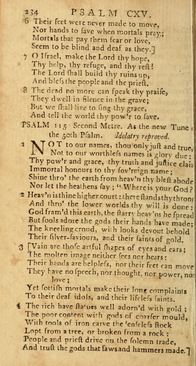 Psalms: carefully suited to the Christian worship in the United States of America: being an improvement of the old versions of the Psalms of David page 210