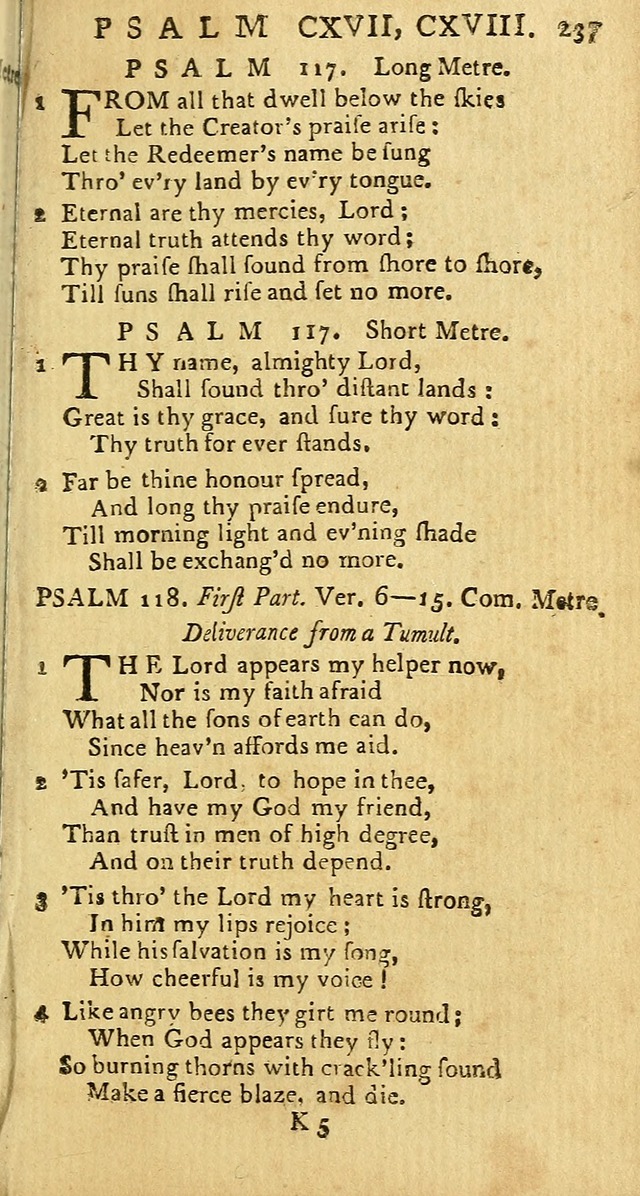 Psalms: carefully suited to the Christian worship in the United States of America: being an improvement of the old versions of the Psalms of David page 213