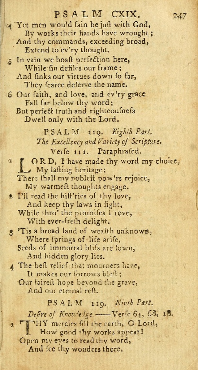 Psalms: carefully suited to the Christian worship in the United States of America: being an improvement of the old versions of the Psalms of David page 223