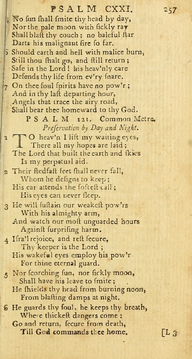 Psalms: carefully suited to the Christian worship in the United States of America: being an improvement of the old versions of the Psalms of David page 233