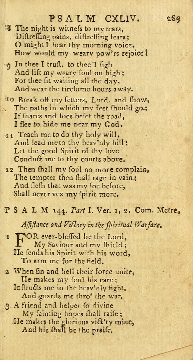 Psalms: carefully suited to the Christian worship in the United States of America: being an improvement of the old versions of the Psalms of David page 265