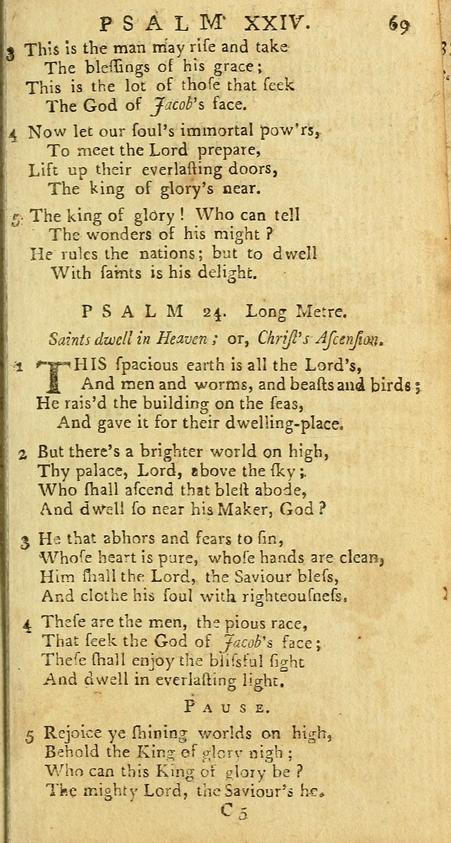 Psalms: carefully suited to the Christian worship in the United States of America: being an improvement of the old versions of the Psalms of David page 45