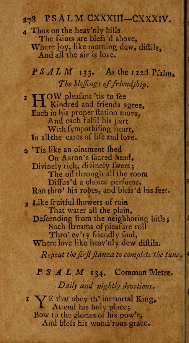 Psalms, carefully suited to the Christian worship in the United States of America: being an improvement of the old version of the Psalms of David ; allowed by the reverend Synod of New York and Philad page 280