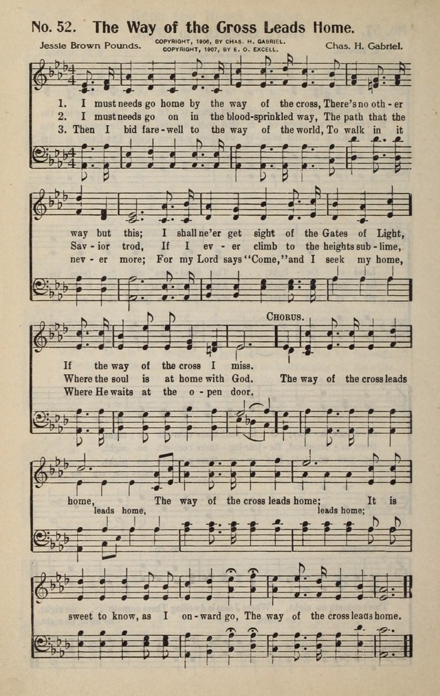 The New Praiseworthy: for the Church and Sunday School page 52