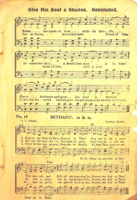 Praise Evangel: for Sunday-schools, revivals, singing-schools, conventions and general use in Christian work and worship page 19
