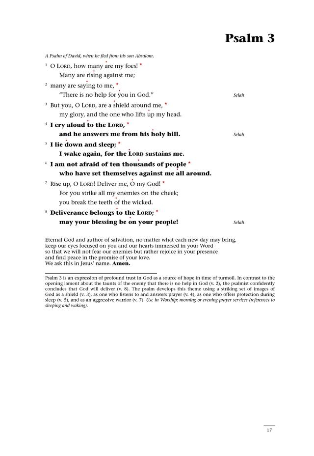 Psalms for All Seasons: a complete Psalter for worship page 17