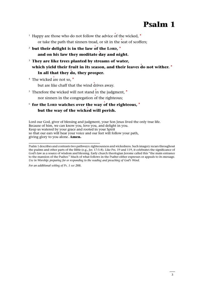 Psalms for All Seasons: a complete Psalter for worship page 3