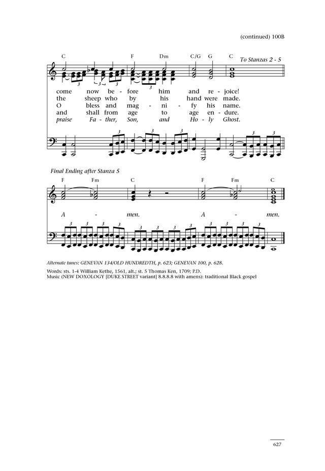 Psalms for All Seasons: a complete Psalter for worship page 629