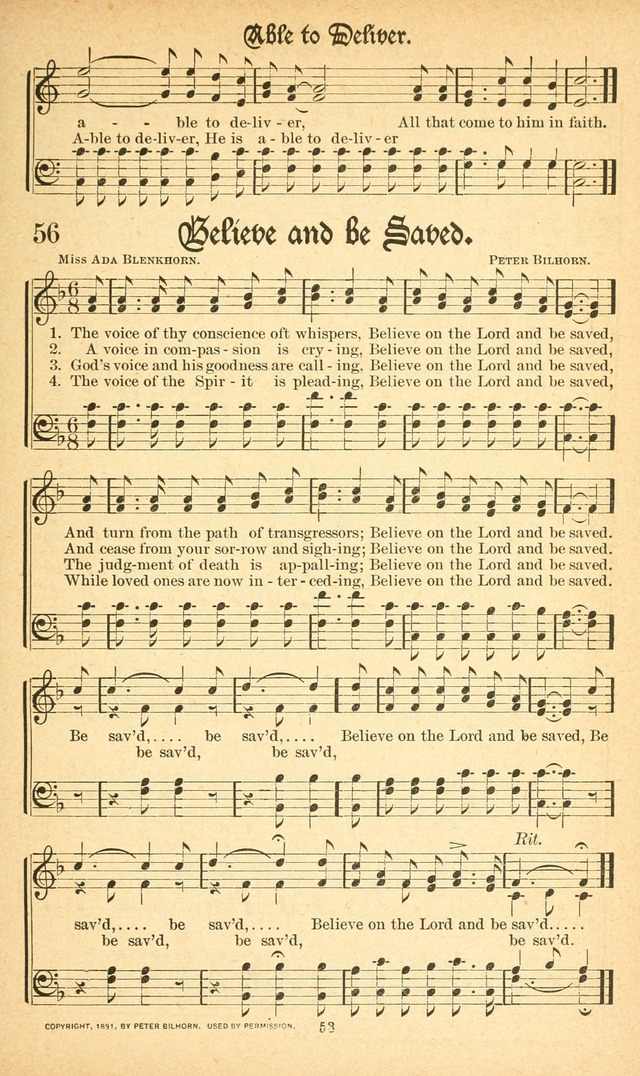 Pentecostal Hymns No. 1: a Winnowed Collection for Evangelistic Services, young people