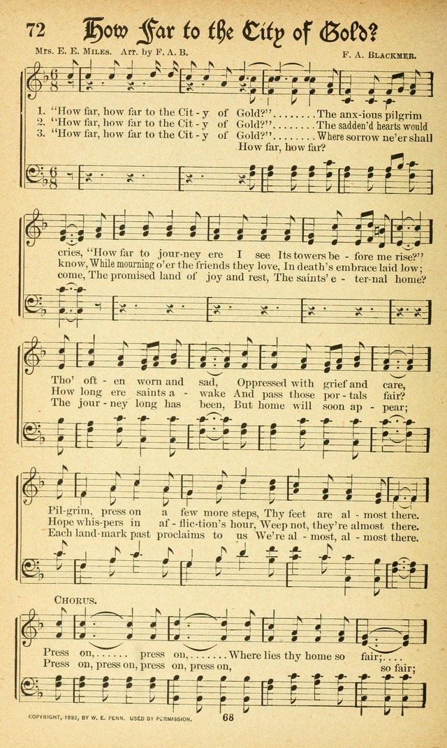 Pentecostal Hymns No. 1: a Winnowed Collection for Evangelistic Services, young people