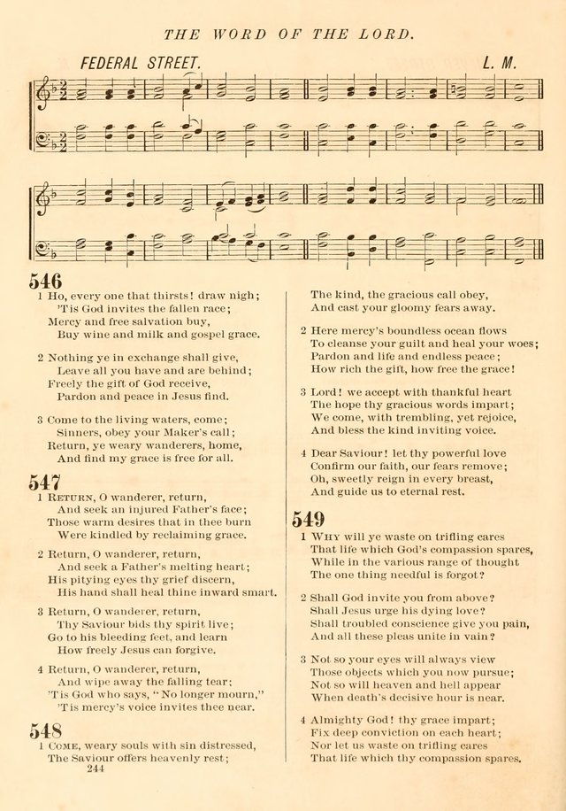 The Presbyterian Hymnal page 244