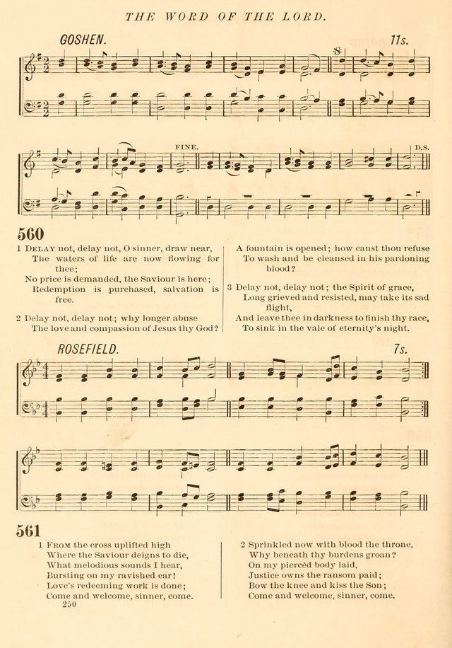 The Presbyterian Hymnal page 250