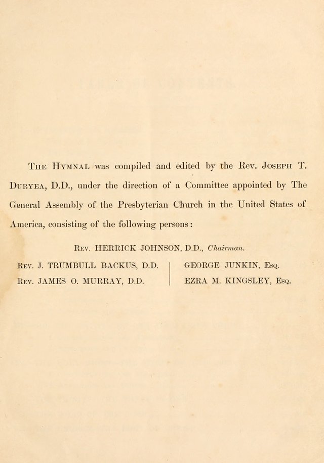 The Presbyterian Hymnal page 3