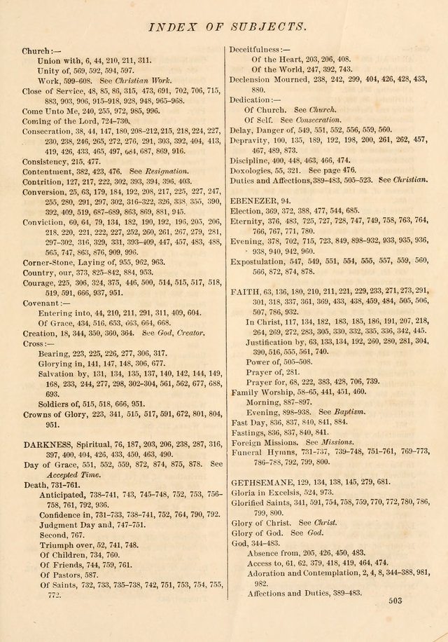 The Presbyterian Hymnal page 503