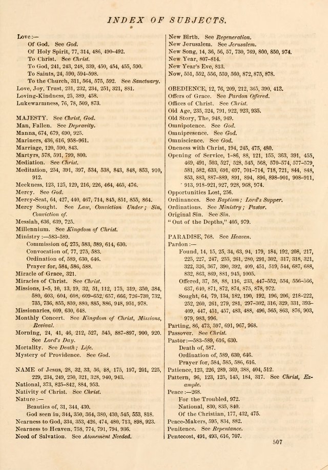 The Presbyterian Hymnal page 507