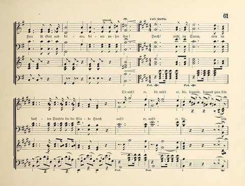 Polyhymnia: Sammlung christlich-religiöser Gesänge, für Gemischten Kirchen-Chor page 61