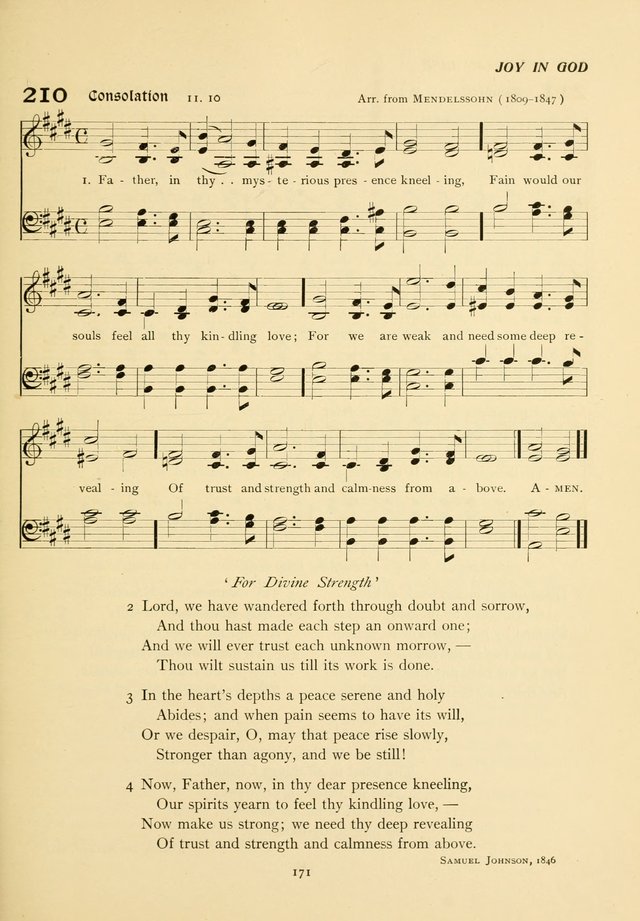 The Pilgrim Hymnal page 171