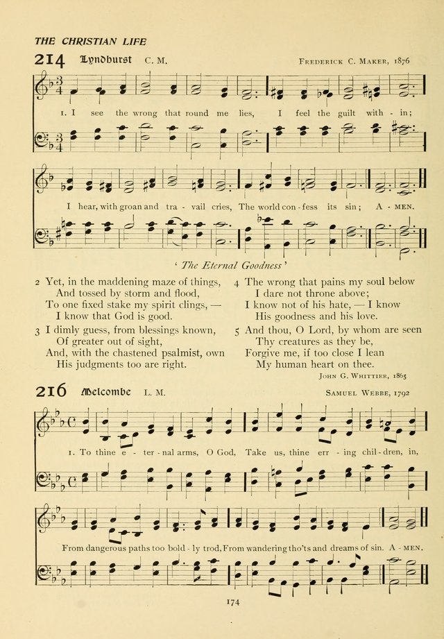 The Pilgrim Hymnal page 174