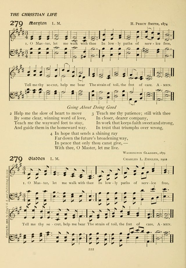 The Pilgrim Hymnal page 222