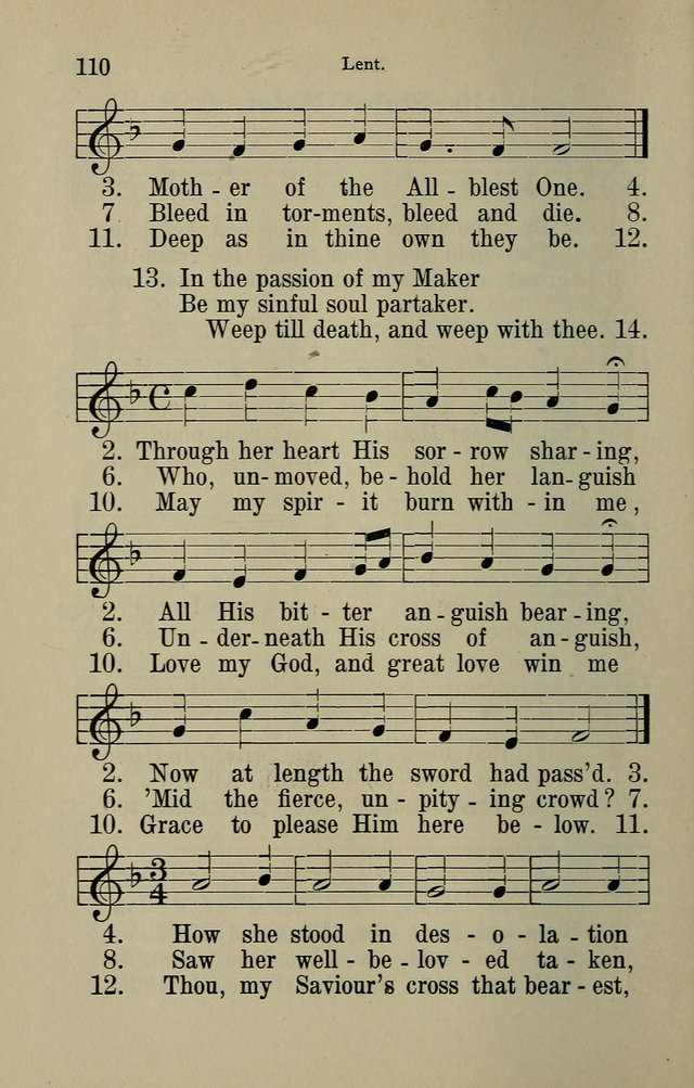 The Parish Hymnal page 110
