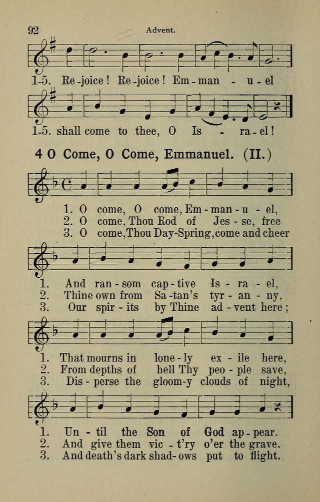 The Parish Hymnal page 92