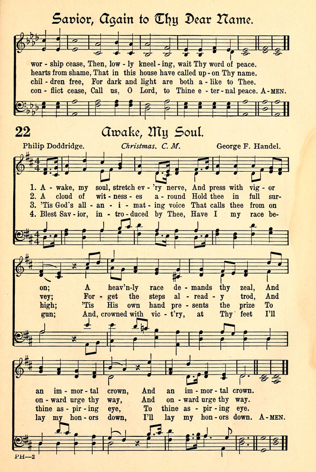 The Popular Hymnal page 15