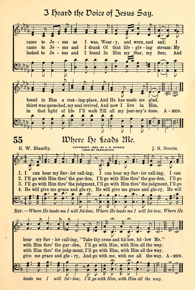 The Popular Hymnal page 37