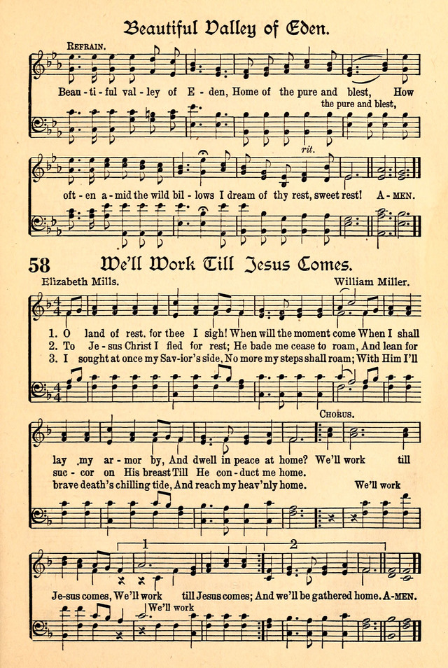 The Popular Hymnal page 39