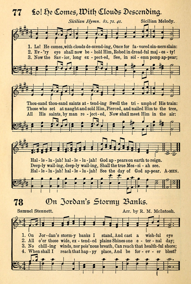 The Popular Hymnal page 52