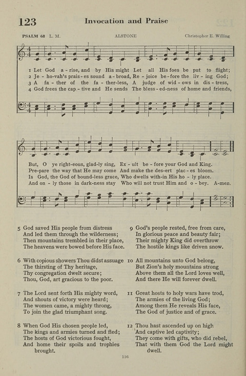 The Psalter Hymnal: The Psalms and Selected Hymns page 116