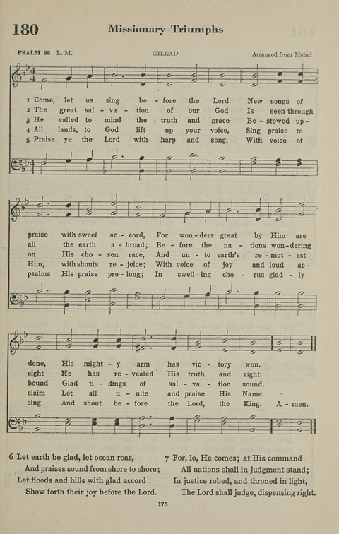 The Psalter Hymnal: The Psalms and Selected Hymns page 175