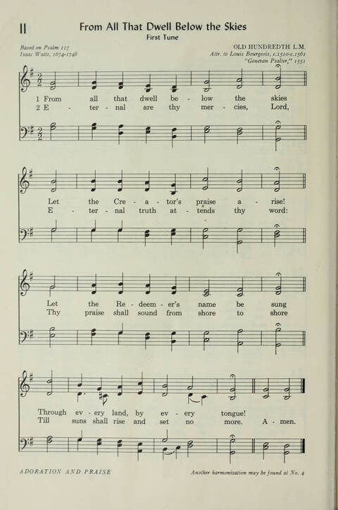 Pilgrim Hymnal page 10