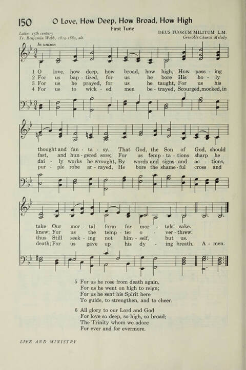 Pilgrim Hymnal page 136