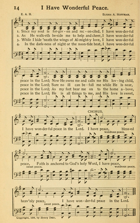 Pentecostal Hymns No. 2: a Winnowed Collection for Evangelistic Services, young people