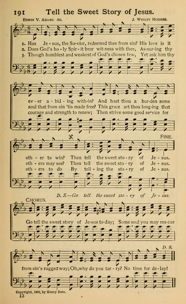 Pentecostal Hymns No. 3: A winnowed collection for evangelical services, young people