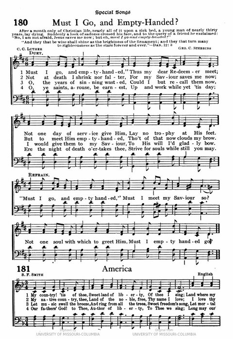Popular Hymns No. 3: popular songs and standard hymns, suitable for the Bible school, church services, Christian Endeavor, evangelistic meetings and for the family circle page 142