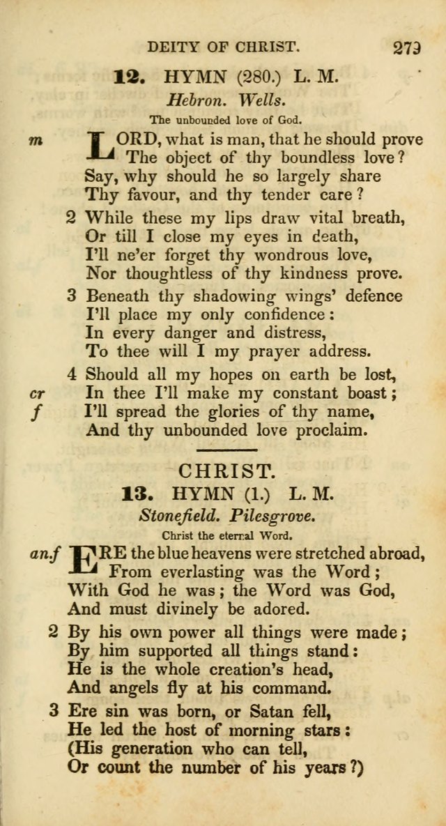 Psalms and Hymns, Adapted to Public Worship: and approved by the General Assembly of the Presbyterian Church in the United States of America: the latter being arranged according to subjects... page 279