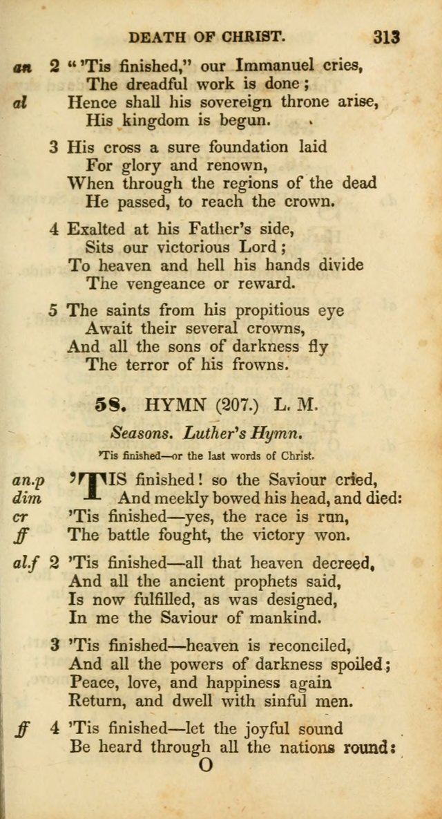 Psalms and Hymns, Adapted to Public Worship: and approved by the General Assembly of the Presbyterian Church in the United States of America: the latter being arranged according to subjects... page 313