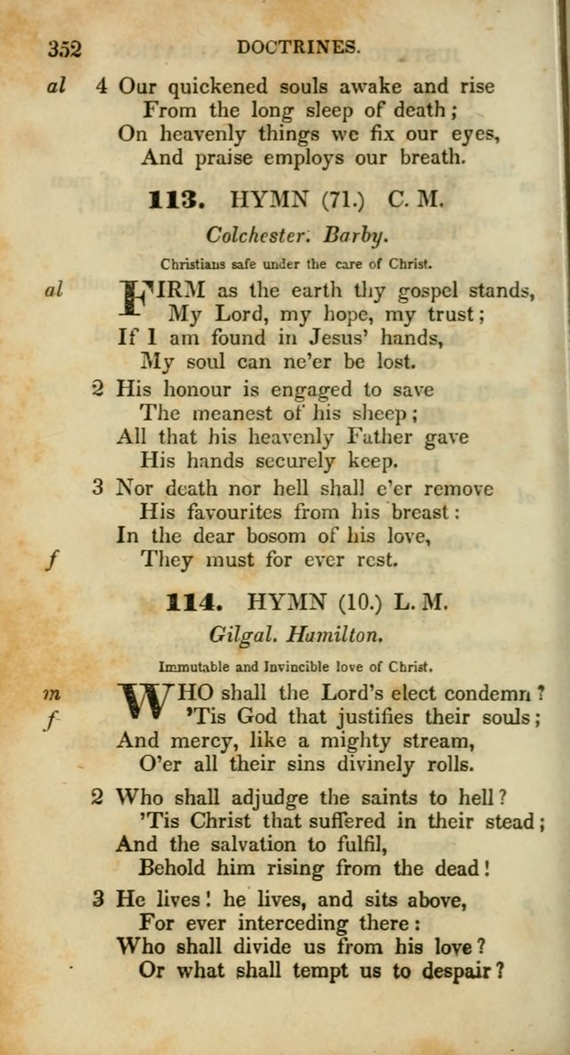 Psalms and Hymns, Adapted to Public Worship: and approved by the General Assembly of the Presbyterian Church in the United States of America: the latter being arranged according to subjects... page 352