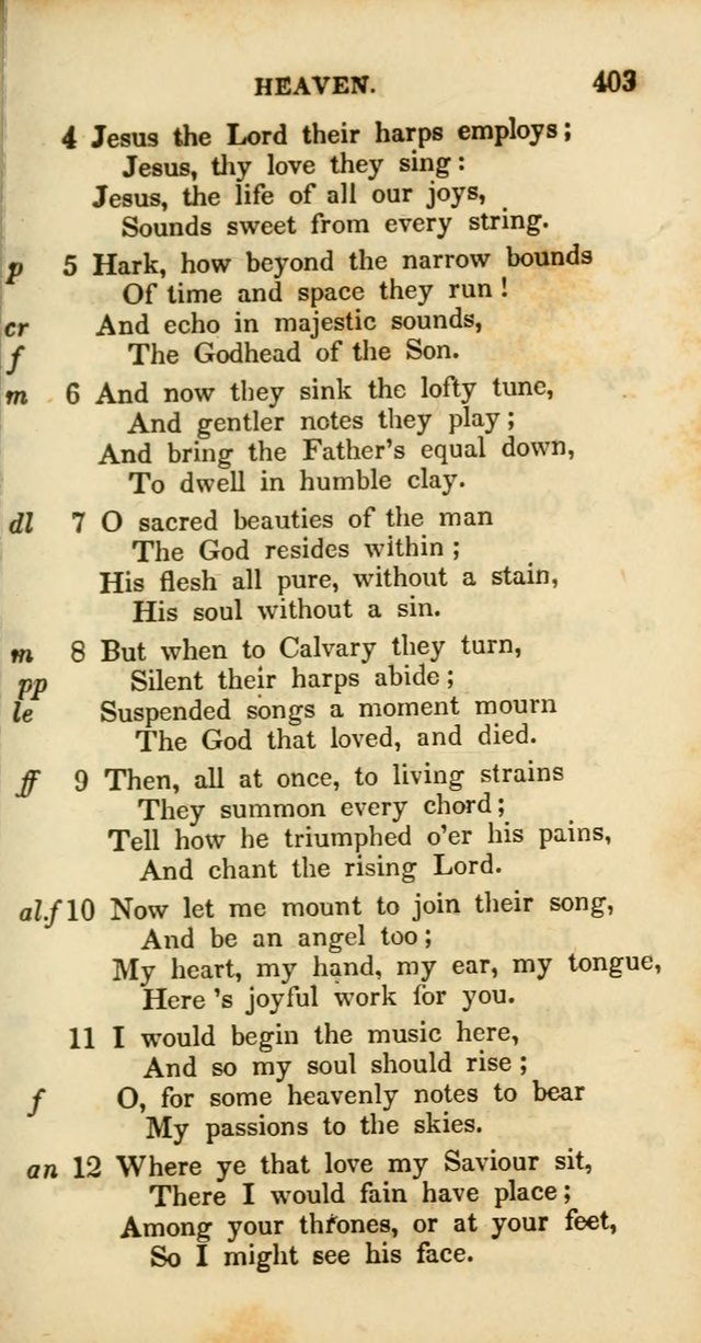 Psalms and Hymns, Adapted to Public Worship: and approved by the General Assembly of the Presbyterian Church in the United States of America: the latter being arranged according to subjects... page 403