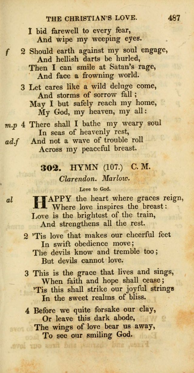 Psalms and Hymns, Adapted to Public Worship: and approved by the General Assembly of the Presbyterian Church in the United States of America: the latter being arranged according to subjects... page 489