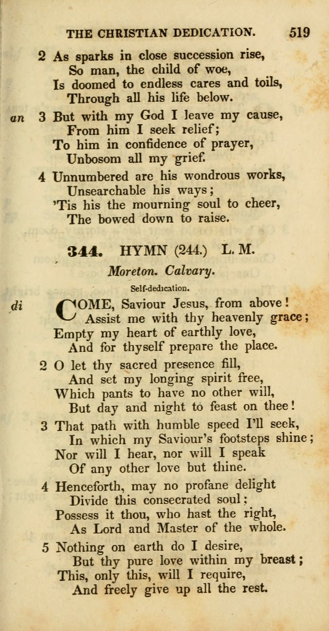 Psalms and Hymns, Adapted to Public Worship: and approved by the General Assembly of the Presbyterian Church in the United States of America: the latter being arranged according to subjects... page 521